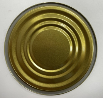 Round Tinplate Lid Antirust Tomato Can Bottom 300D 73mm