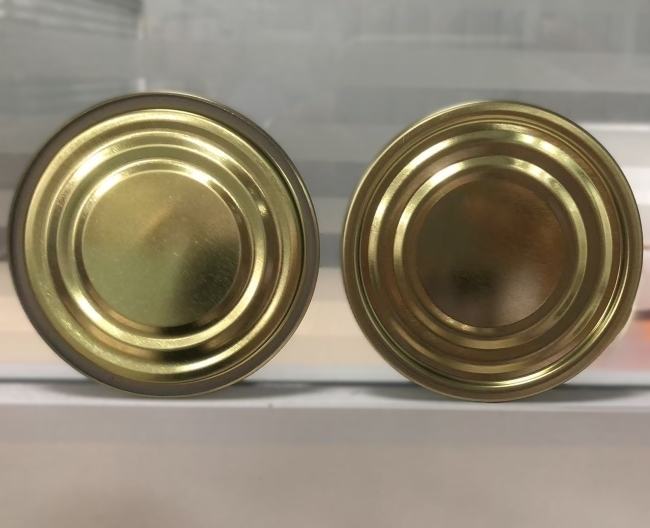درب قوطی 300D 73mm الکترولیتی قلع اندود (ETP) برای بسته بندی مواد غذایی - ضخامت 0.18mm TFS