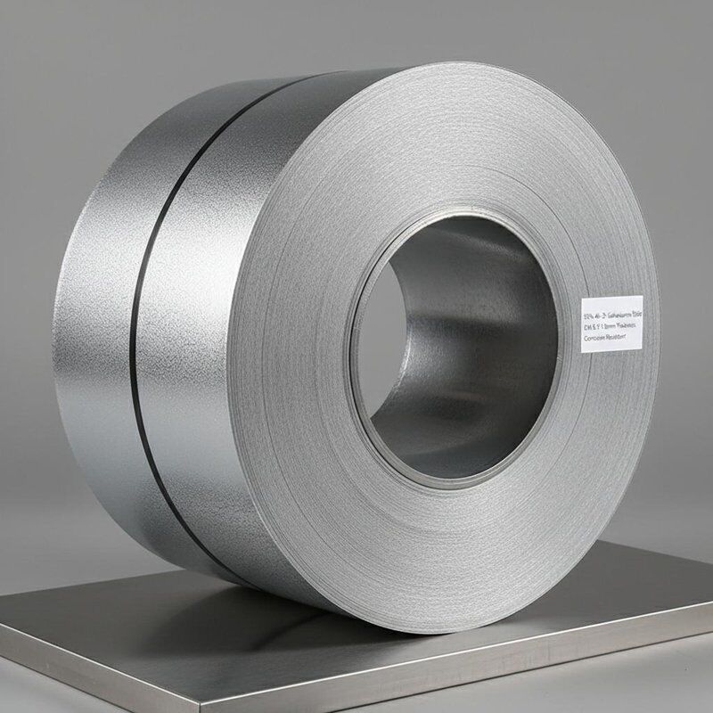 55٪ آلومینیوم گرم غوطه ور شدن Galvalume سیم پیچ ورق فولاد - مقاومت در برابر خوردگی 0.5-1.0mm ضخامت